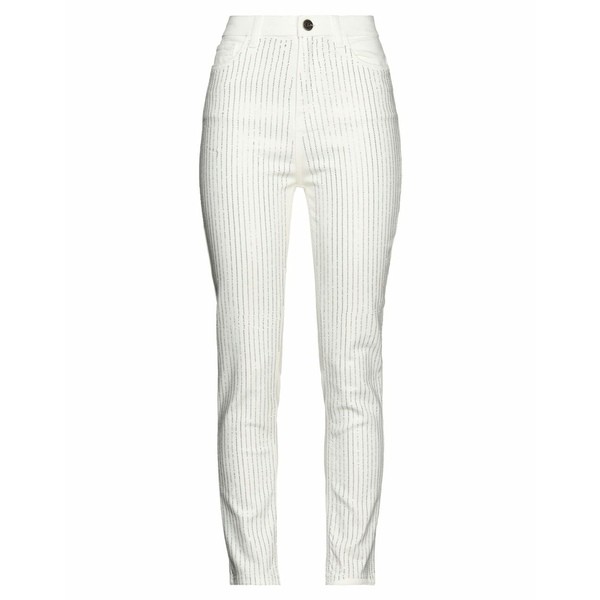 ツインセット レディース デニムパンツ ボトムス Denim pants White