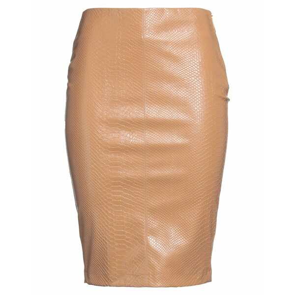 クリスチーナエフェ レディース スカート ボトムス Midi skirts Camel