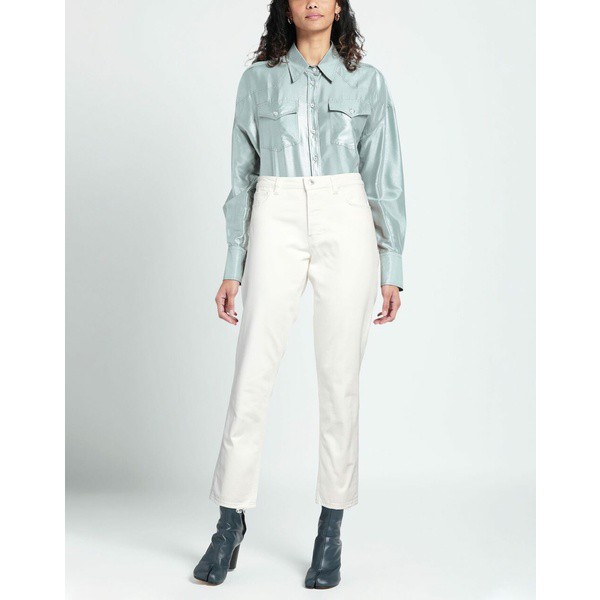 ゲス レディース デニムパンツ ボトムス Denim pants Whiteの通販はau