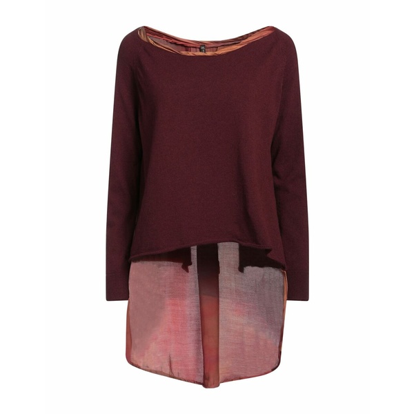 マニラグレース レディース ニット&セーター アウター Sweaters Burgundyの通販は