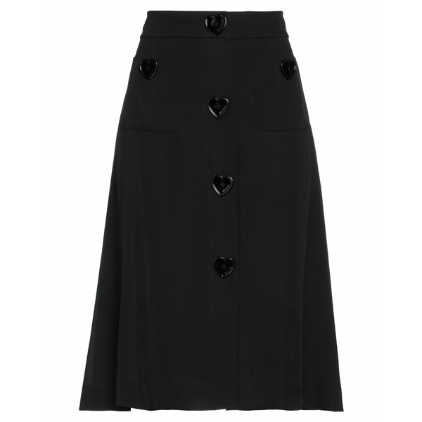 モスキーノ レディース スカート ボトムス Midi skirts Blackの通販は