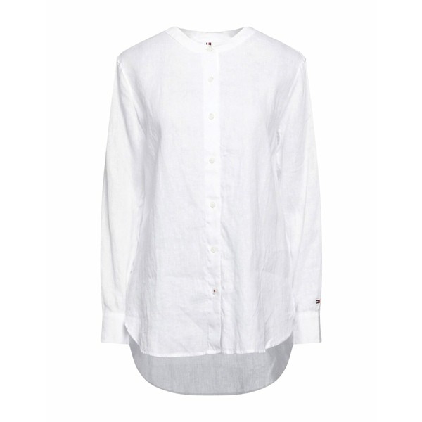 トミー ヒルフィガー レディース シャツ トップス Shirts Whiteの通販