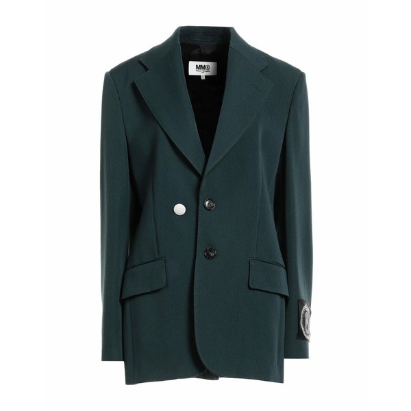 マルタンマルジェラ レディース ジャケット＆ブルゾン アウター Suit jackets Dark green｜au PAY マーケット