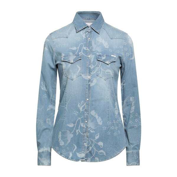 アリーニ レディース シャツ トップス Denim shirts Blueの通販はau