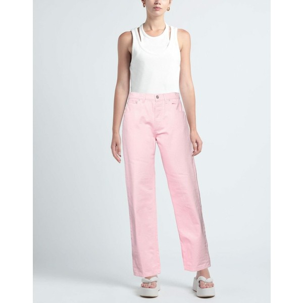 ボーイッシュ レディース デニムパンツ ボトムス Denim pants Pinkの