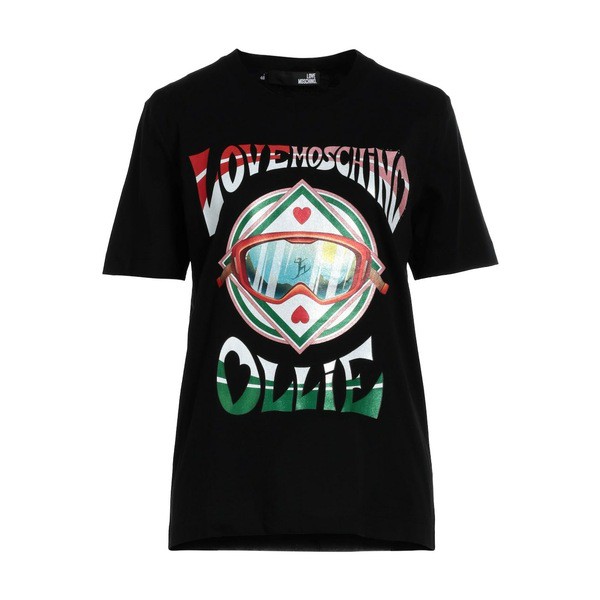 ラブ モスキーノ レディース Tシャツ トップス T-shirts Blackの通販は