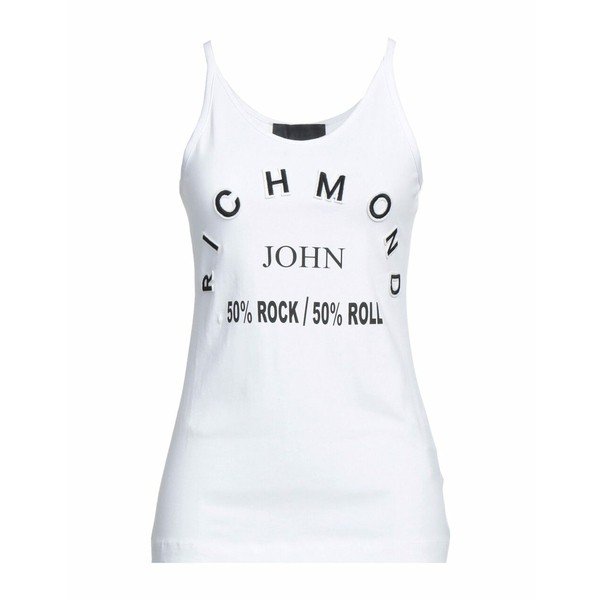 ジョン リッチモンド レディース カットソー トップス Tank tops White