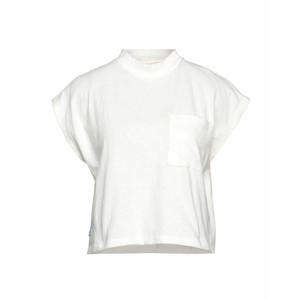 ハイ レディース Tシャツ トップス T-shirts White