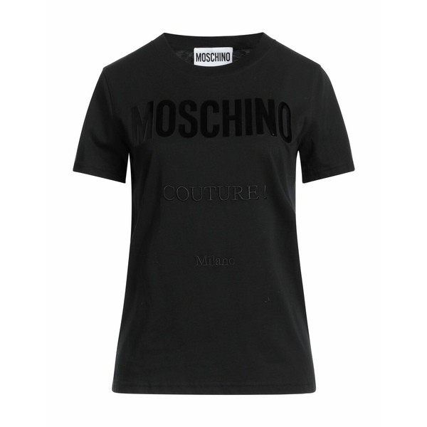 モスキーノ レディース Tシャツ トップス T-shirts Blackの通販はau