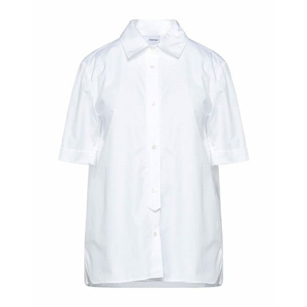 アスペジ レディース シャツ トップス Shirts White-