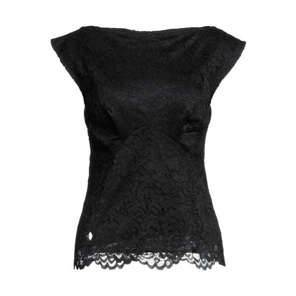 フィリッププレイン レディース カットソー トップス Tops Black