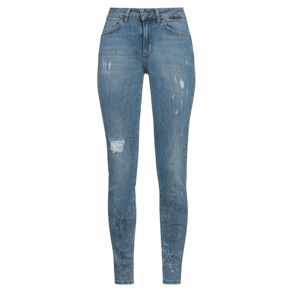 リュージョー レディース デニムパンツ ボトムス Denim pants Blueの