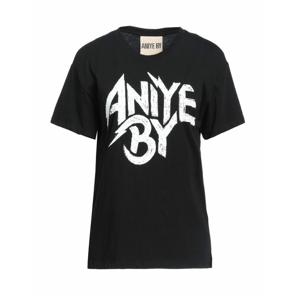 アニエバイ レディース Tシャツ トップス T-shirts Black