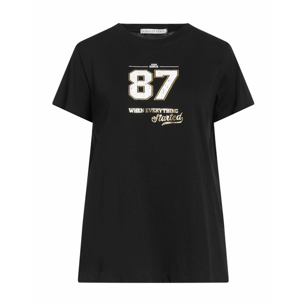 カオス レディース Tシャツ トップス T-shirts Blackの通販はau PAY