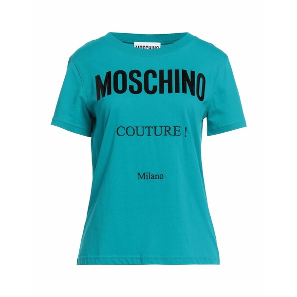 MOSCHINO 売れ筋商品|||モスキーノ Tシャツ トップス レディース T-shirts Azure モスキーノ レディース Tシャツ トップス T-shirts Azureの通販