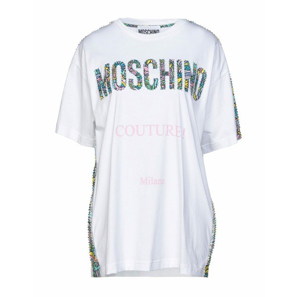 モスキーノ レディース カットソー トップス T-shirts White