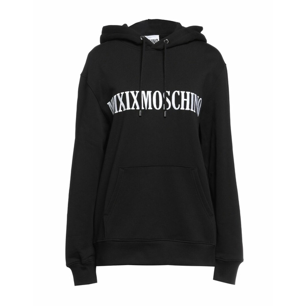 モスキーノ レディース パーカー・スウェットシャツ アウター Sweatshirts Blackの通販はパーカー