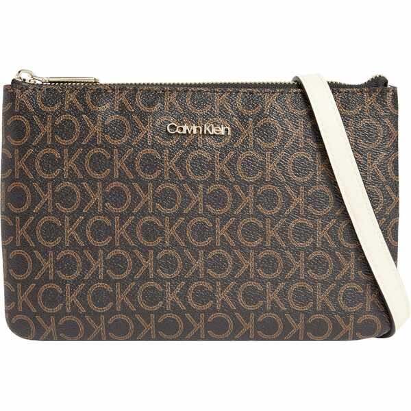 カルバンクライン レディース ショルダーバッグ バッグ Must Monogram Crossbody Bag Brown Monoの通販は