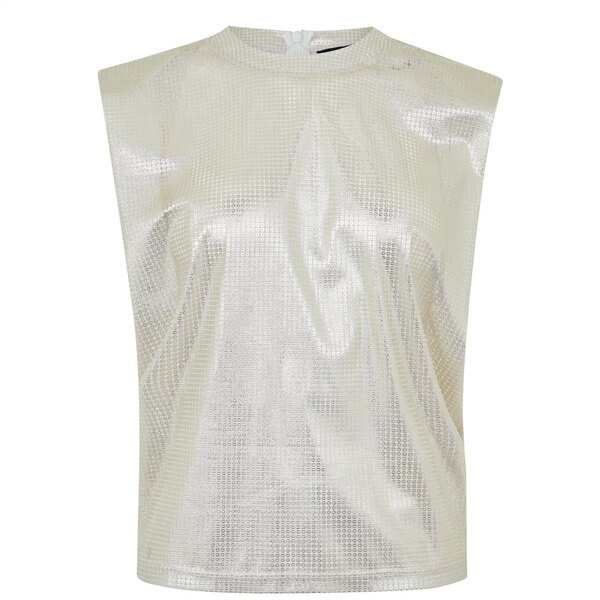 フレンチコネクション レディース Tシャツ トップス Frida Tank Top Pale Goldの通販は