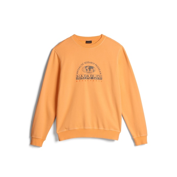 ナパピリ メンズ ニット&セーター アウター Antartic Research Logo Sweatshirt Orange Mock A57の通販は