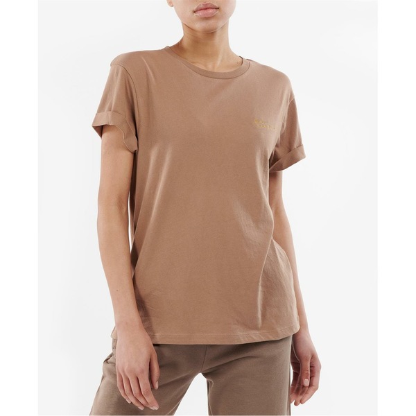 売れ筋商品|||マッシモ ドゥッティ Tシャツ レディース トップス Basic T-shirt - brown マッシモ ドゥッティ Tシャツ レディース トップス Basic T
