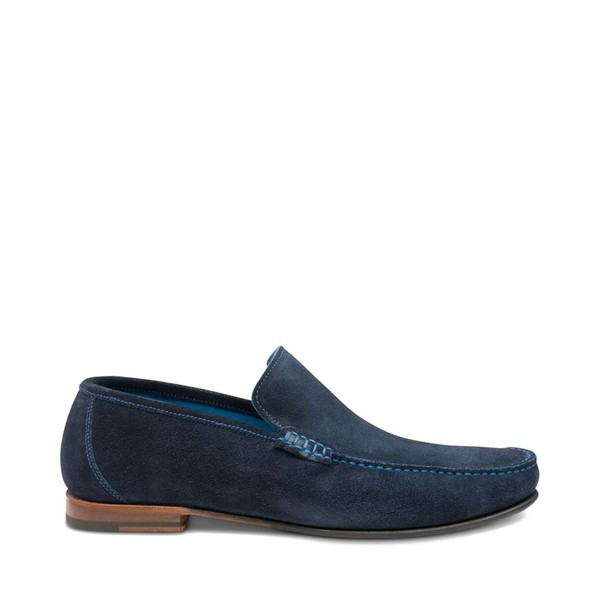 ローク メンズ スリッポン・ローファー シューズ Nicholson Loafers Navy