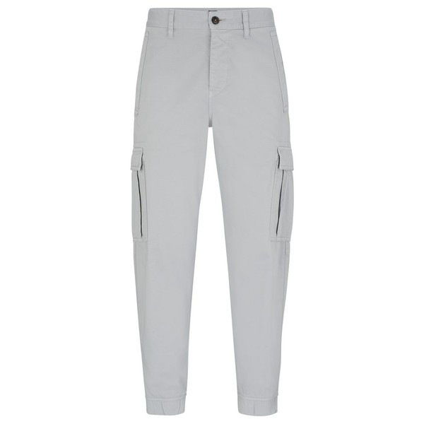 ボス メンズ カジュアルパンツ ボトムス Sisla-4-Cargo Trousers Lt Grey 050の通販は
