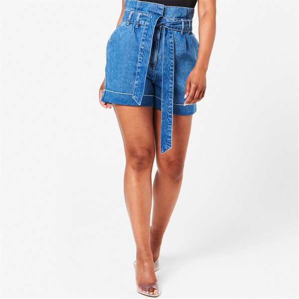 ビバ レディース デニムパンツ ボトムス Kiera Shorts blue