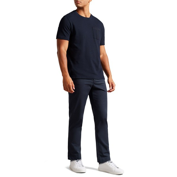 テッドベーカー メンズ Tシャツ トップス Ted Baker Spindle Pocket T-Shirt Mens Navyの通販は