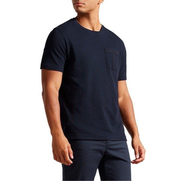 テッドベーカー メンズ Tシャツ トップス Ted Baker Spindle Pocket T-Shirt Mens Navyの通販は