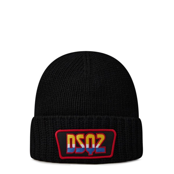 ディースクエアード レディース 帽子 アクセサリー DSQ Gamer Beanie Sn34 NERO 2124の通販は