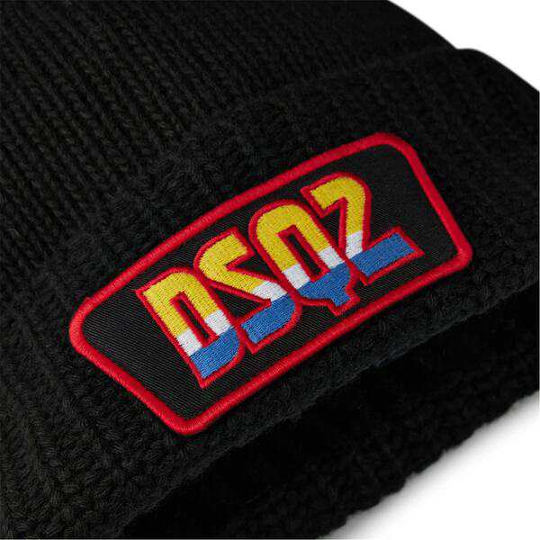 ディースクエアード レディース 帽子 アクセサリー DSQ Gamer Beanie Sn34 NERO 2124の通販は