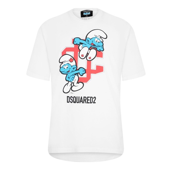 ディースクエアード メンズ Tシャツ トップス Character Print T Shirt