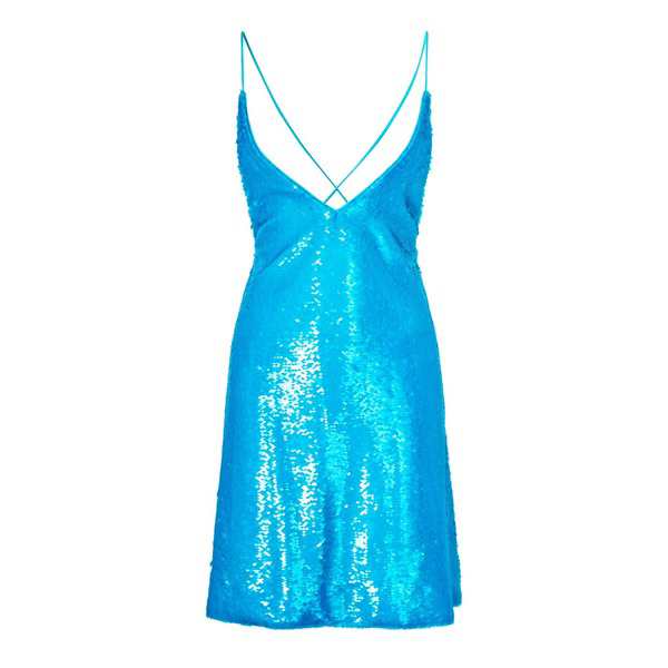 ガニー レディース ワンピース トップス Sequin Strappy Dress Blue