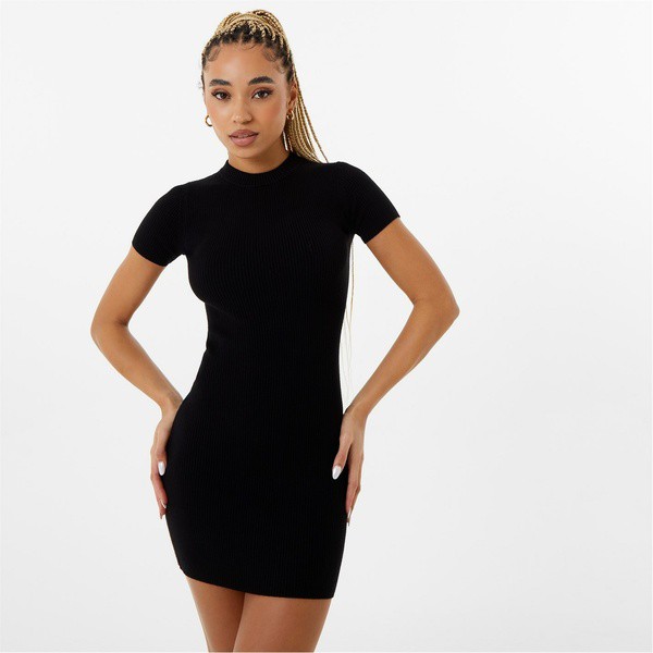 ジャック ウィルス レディース ワンピース トップス Ribbed Mini Dress