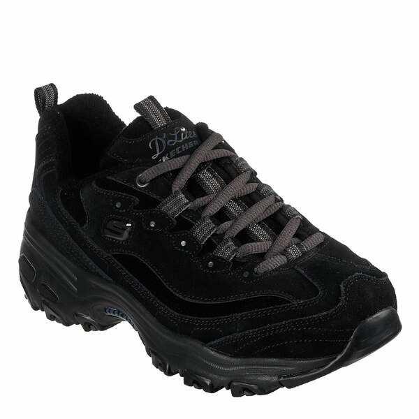 スケッチャーズ レディース スニーカー シューズ D'Lite Play On Trainers Blackの通販は