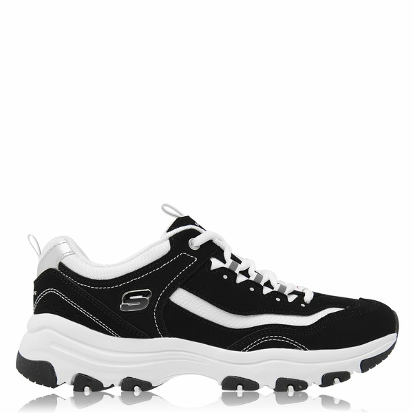 スケッチャーズ レディース ランニング スポーツ Icon Dlite Ladies Trainers Black/Whiteの通販は