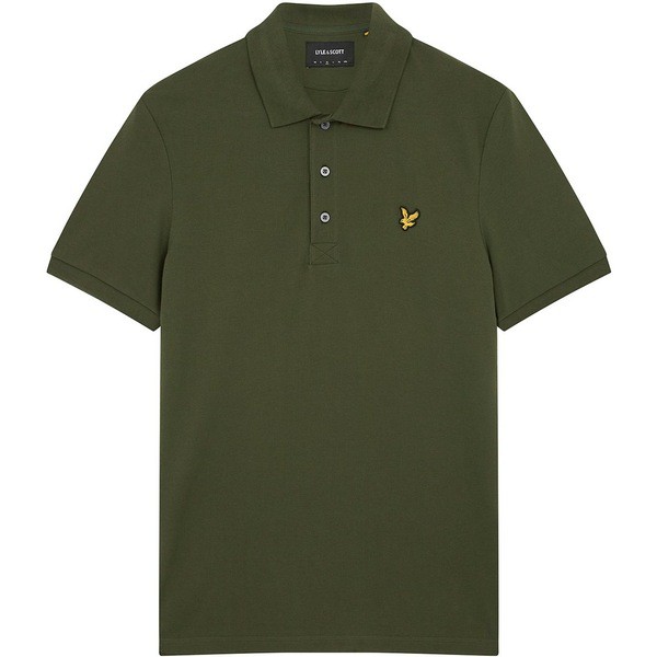 ライルアンドスコット メンズ ポロシャツ トップス Basic Short Sleeve Polo Shirt Olive W485｜au PAY  マーケット