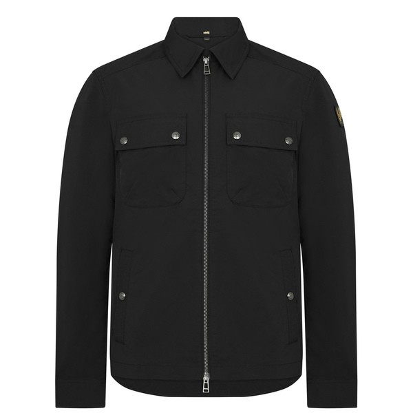 ベルスタッフ メンズ シャツ トップス Tour Overshirt Blackの通販はau