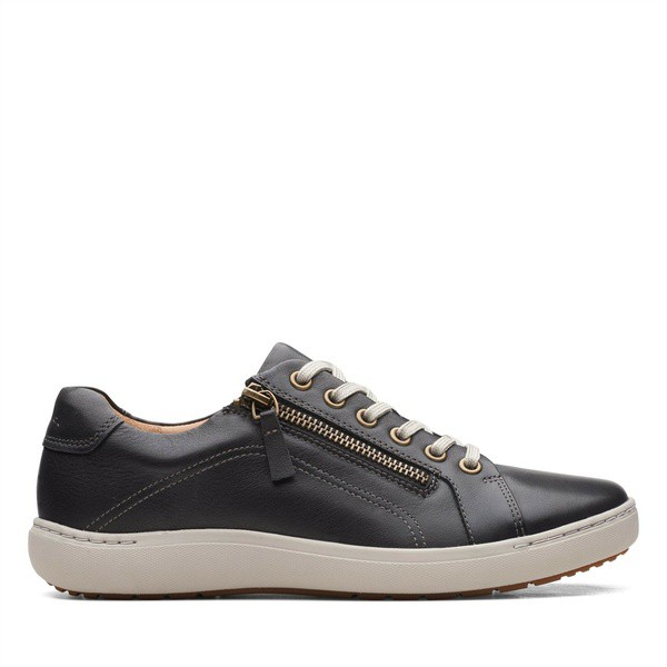 クラークス レディース スニーカー シューズ Clarks Nalle Lace Ld00 Black Leatherの通販は