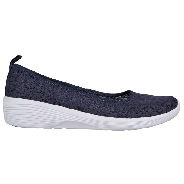 スケッチャーズ レディース スニーカー シューズ Arya Ballet Pumps Ladies Navyの通販は