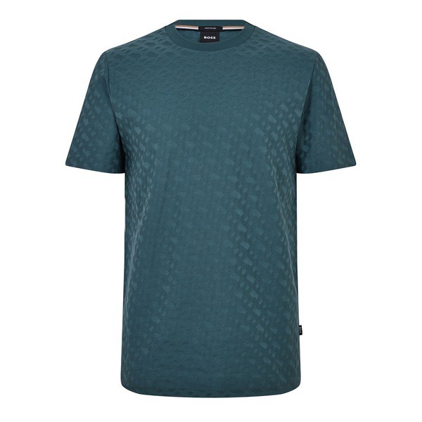 ボス メンズ Tシャツ トップス Boss Tiburt T-Shirt Mens Turquoise