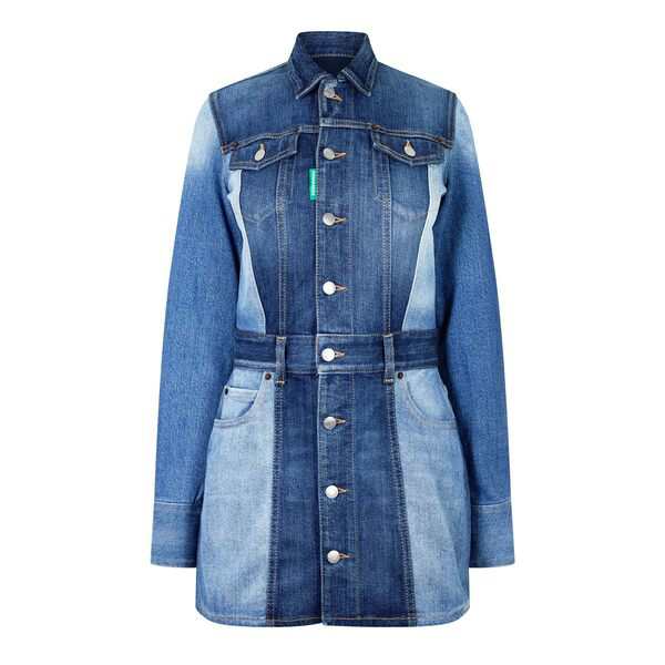 ディースクエアード レディース ワンピース トップス Denim Dress Blue