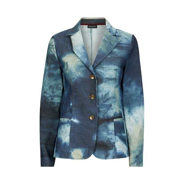 ジュームズレイクランド メンズ ジャケット＆ブルゾン アウター Denim Tie Dye Blazer Blueの通販は
