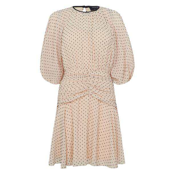 リトルミストレス レディース ワンピース トップス Spot Mini Dress Cream