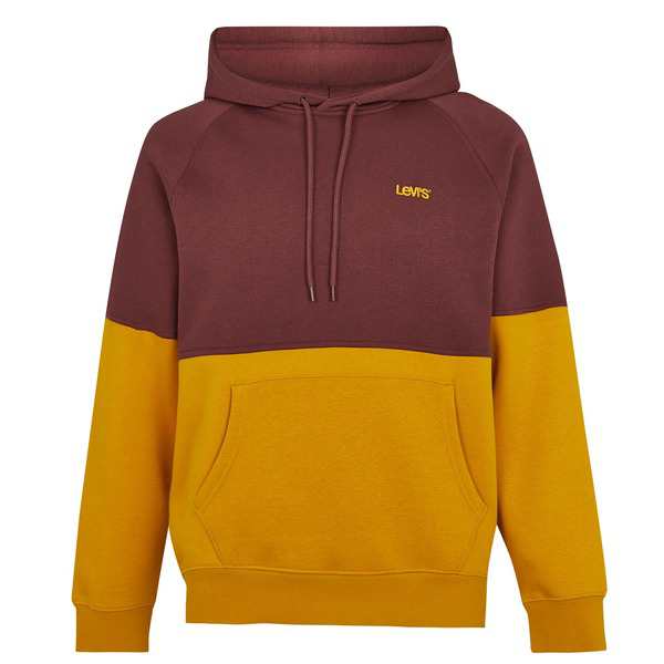 リーバイス メンズ パーカー・スウェットシャツ アウター Varsity Hoodie Port-NuggetGoldの通販は