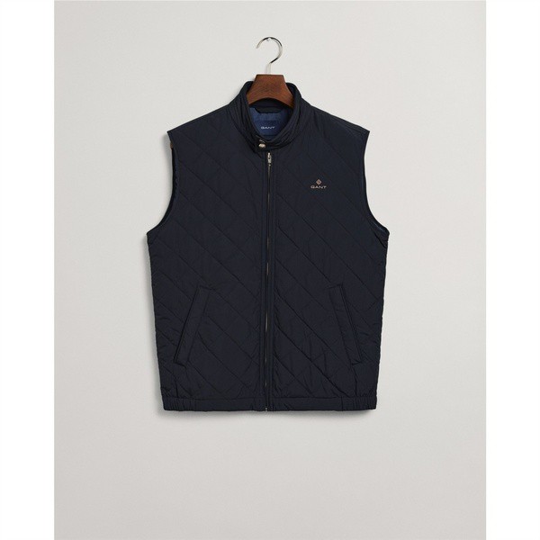 ガント メンズ ジャケット＆ブルゾン アウター Gant Qlt Vest Sn10 ...