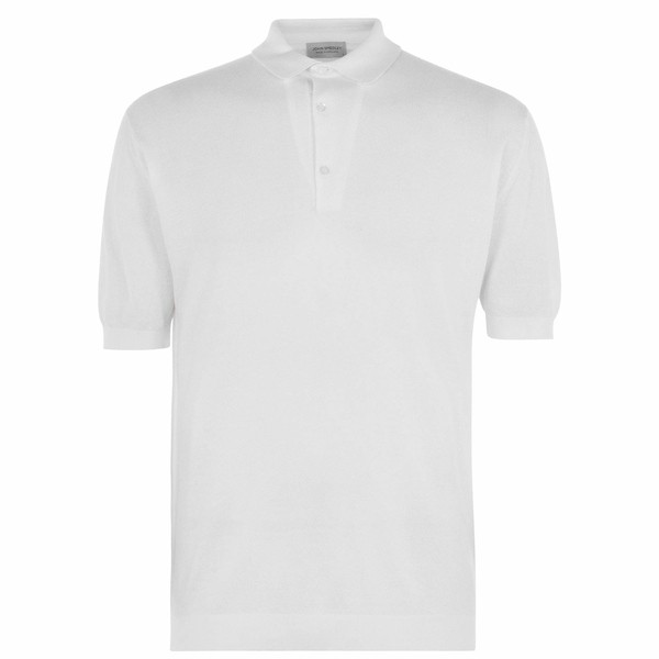 ジョンスメドレー メンズ ポロシャツ トップス Roth Polo Shirt White