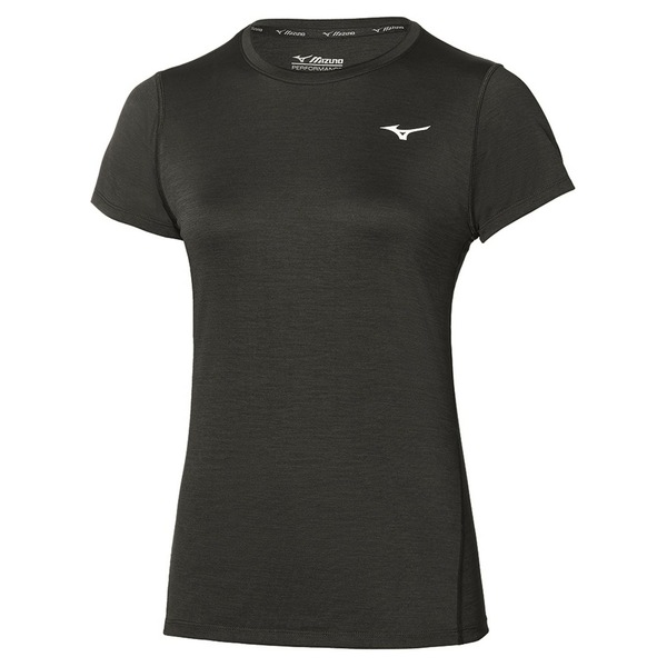 ミズノ レディース Tシャツ トップス Impulse Womens Running T-shirt Blackの通販は