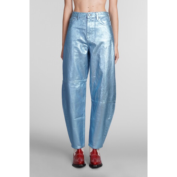 ガニー レディース カジュアルパンツ ボトムス Pants In Cyan Cotton cyan